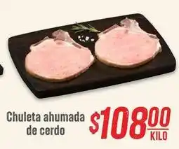Soriana Híper Chuleta ahumada de cerdo oferta