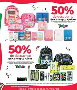 Office Depot Ticher Concepto AjoLote oferta