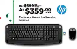 Office Depot Hp teclado y mouse inalámbrico oferta
