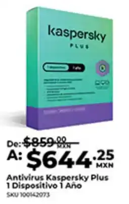 Office Depot kaspersky plus oferta