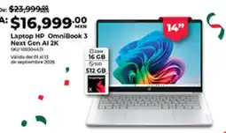 Office Depot hp laptop omnibook 3 next gen ai 2k oferta