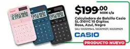 Office Depot Casio calculadora de bolsillo SL-310YC 10 digitos oferta