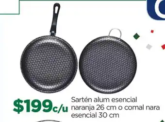 Sartén alum esencial naranja o comal nara esencial