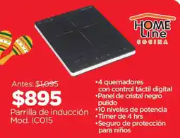 Chedraui Home Line Parrilla de inducción oferta