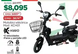 Chedraui Kiwo Motobici eléctrica Mod. KCH01 oferta