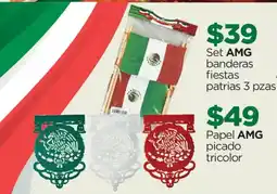 Chedraui AMG banderas fiestas patrias oferta