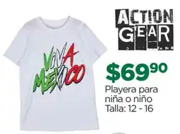 Chedraui Action Gear Playera para niña o niño oferta
