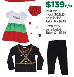 Chedraui Vestido Conjunto para bebé oferta