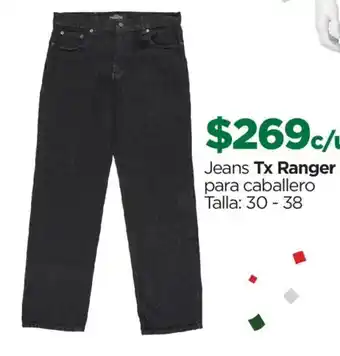 Tx Ranger Jeans para caballero