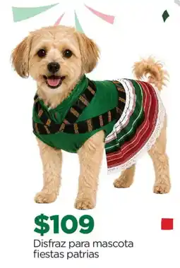 Chedraui Disfraz para mascota fiestas patrias oferta