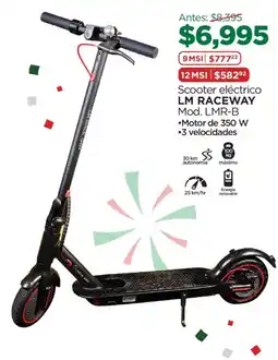 Chedraui Scooter eléctrico LM RACEWAY oferta