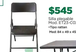 Chedraui Silla plegable oferta