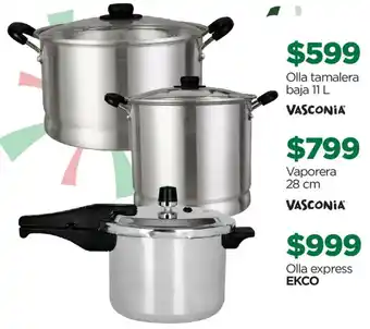 Vasconia olla tamalera baja