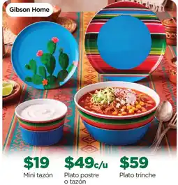 Chedraui Gibson Home Mini tazón oferta