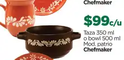 Chedraui Chefmaker taza o bowl mod.patrio oferta
