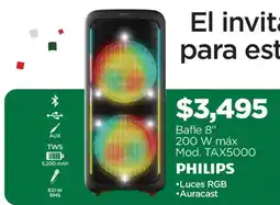 Chedraui philips baffle 8" oferta