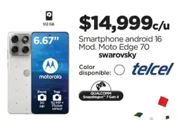 Chedraui motorola moto edge 70 swarovsky oferta