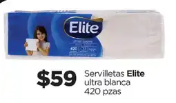 Chedraui Servilletas Elite ultra blanca oferta