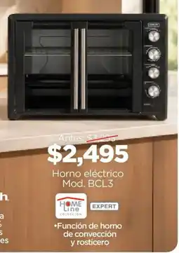 Chedraui Home Line Colección Horno eléctrico oferta