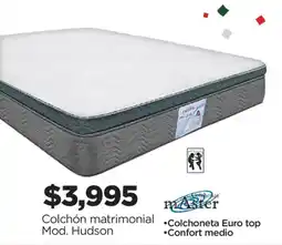 Chedraui Master colchones colchón matrimonial mod. hudson oferta