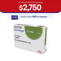 Farmacias Benavides 2.5 mg Orforglipron oferta