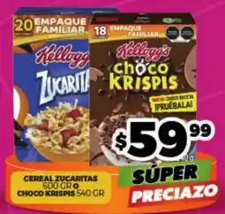 Merco Kellogg's Zucaritas Choco Krispis oferta