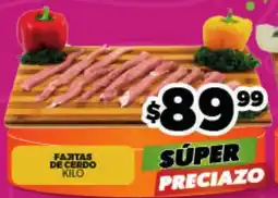 Merco Fajitas de cerdo oferta