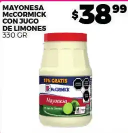Merco McCormick Mayonesa con jugo de limones oferta