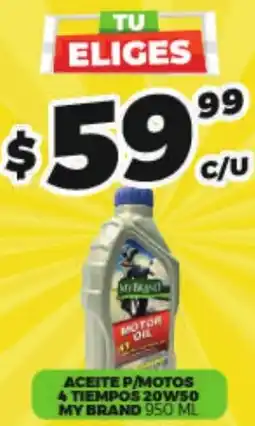 Merco My Brand Aceite P/Motos 4 Tiempos 20W50 oferta
