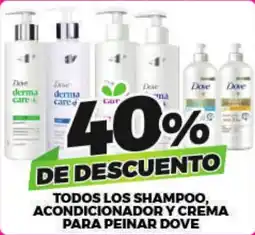 Merco Dove todos los shampoo, acondicionador y crema para peinar oferta