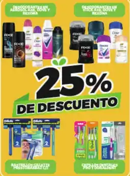 Merco Desodorantes en aerosol axe dove y rexona oferta