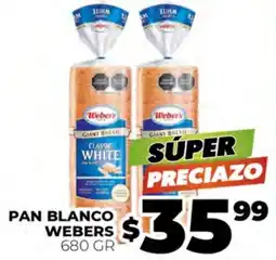 Merco pan blanco webers oferta