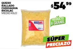 Merco Ricolac queso rallado chihuahua oferta