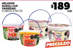 Merco Helados Scroll Cup Variedad oferta