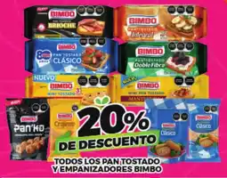 Merco Bimbo todos los pan tostado y empanizadores oferta