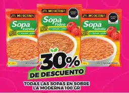 Merco la moderna sopa fideo oferta