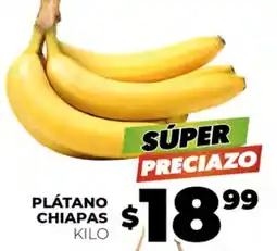 Merco Plátano Chiapas oferta