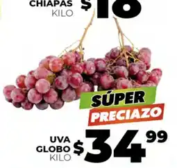 Merco uva globo oferta