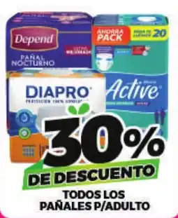 Merco Depend Diapro Active Pañales P/Adulto oferta