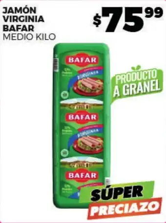 Merco Bafar jamón virginia oferta