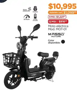 Chedraui Masso Moto eléctrica Mod. MOT-01 oferta