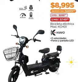 Chedraui Kiwo Bicicleta electrica Mod. KCH0 oferta