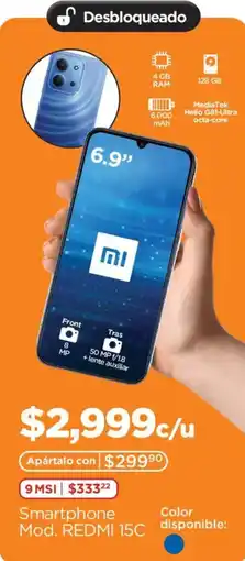 Chedraui Xiaomi Redmi 15C oferta