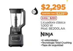 Chedraui Ninja licuadora clásica oferta