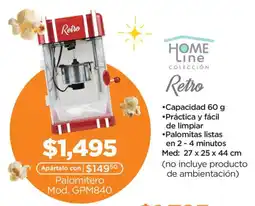 Chedraui Home Line Colección Retro Palomitero oferta