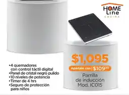 Chedraui Home Line Cocina Parrilla de inducción oferta