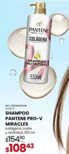 Woolworth Pantene - shampoo pro-v miracles oferta
