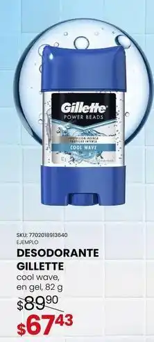 Woolworth Gillette - desodorante oferta