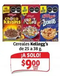 Soriana Mercado Cereales Kellogg's oferta