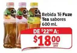 Soriana Mercado Bebida Té Fuze Tea sabores oferta
